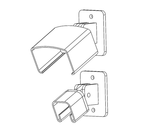 Adjustable Glass Stair Sleeve