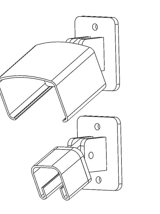 Adjustable Glass Stair Sleeve